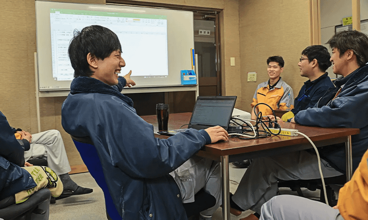 質問家族のような雰囲気です